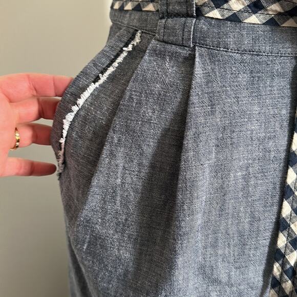 Tiny | Anthropologie skirt with checkered tie Size S - Picture 5 of 14